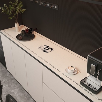 Podloga za stol, stil Xiao Xiang Feng, PVC, pravokutna, vodootporna, protuklizna, zaštita od opeklina i toplinska izolacija