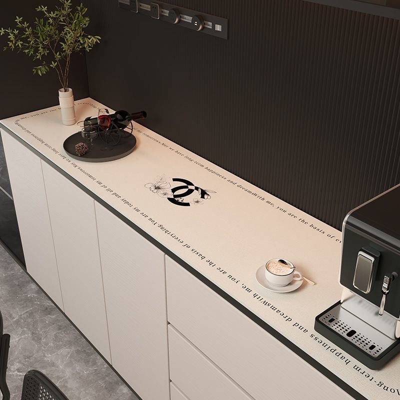 Podloga za stol, stil Xiao Xiang Feng, PVC, pravokutna, vodootporna, protuklizna, zaštita od opeklina i toplinska izolacija