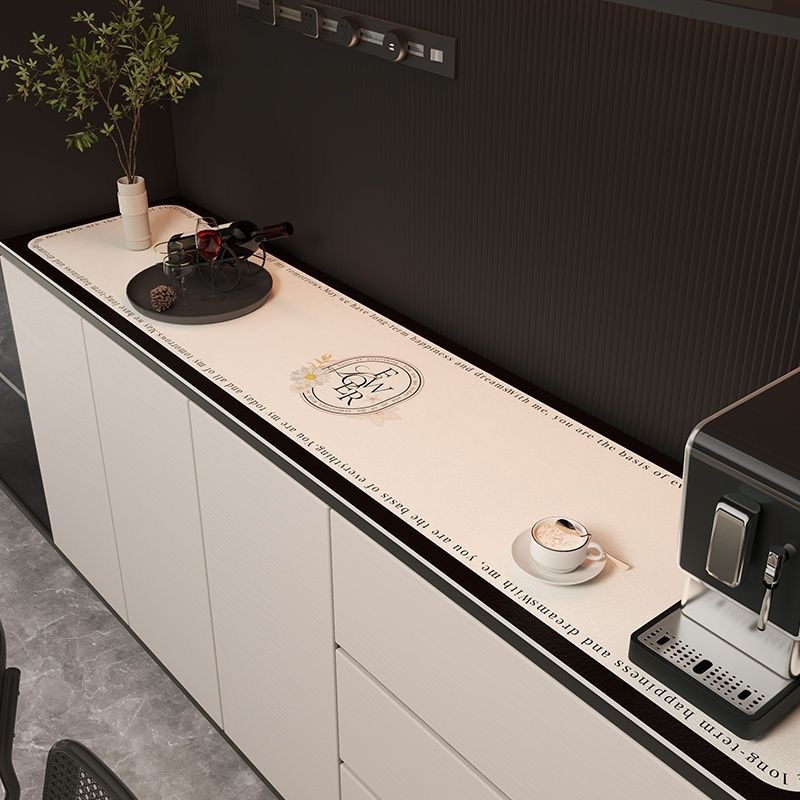 Podloga za stol, stil Xiao Xiang Feng, PVC, pravokutna, vodootporna, protuklizna, zaštita od opeklina i toplinska izolacija