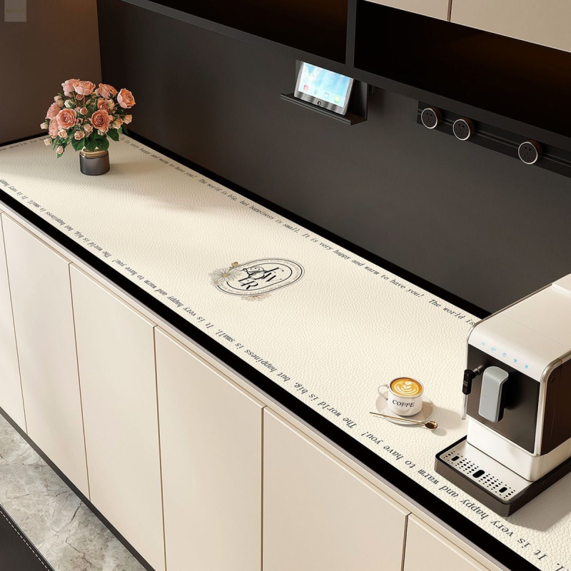 Podloga za stol, stil Xiao Xiang Feng, PVC, pravokutna, vodootporna, protuklizna, zaštita od opeklina i toplinska izolacija