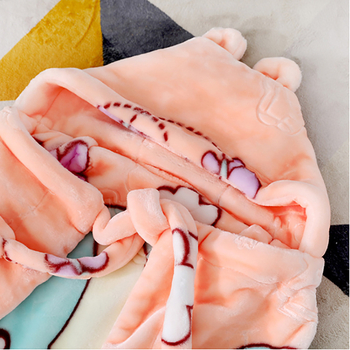 Bērnu kapucēta dvieļu apmetnis ar karikatūras dizainu, 100% poliesters, 3–6 gadi, 500–800 g, visu sezonu