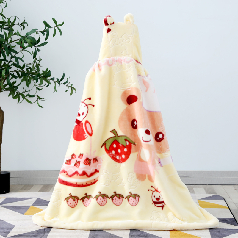 Bērnu kapucēta dvieļu apmetnis ar karikatūras dizainu, 100% poliesters, 3–6 gadi, 500–800 g, visu sezonu