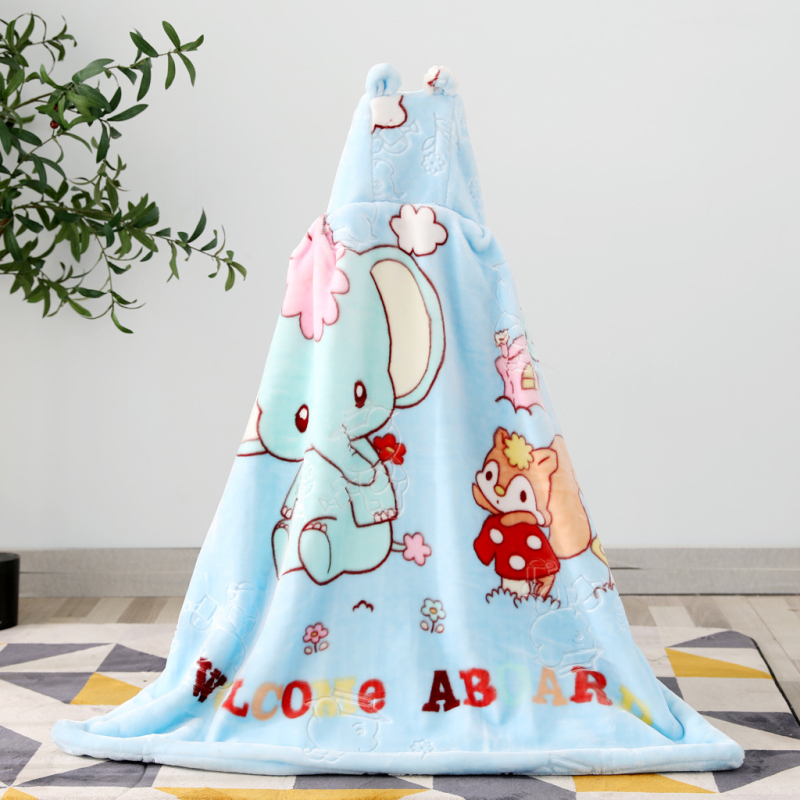 Bērnu kapucēta dvieļu apmetnis ar karikatūras dizainu, 100% poliesters, 3–6 gadi, 500–800 g, visu sezonu
