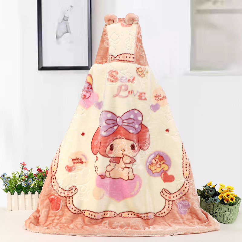 Bērnu kapucēta dvieļu apmetnis ar karikatūras dizainu, 100% poliesters, 3–6 gadi, 500–800 g, visu sezonu