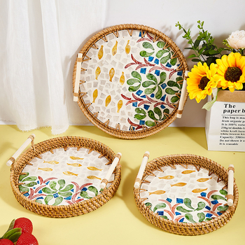 Sietiņveidīga augļu plate, materiāls: cits, vienkāršs stils, viegls luksusa retro stils, vasaras izdevums 2021