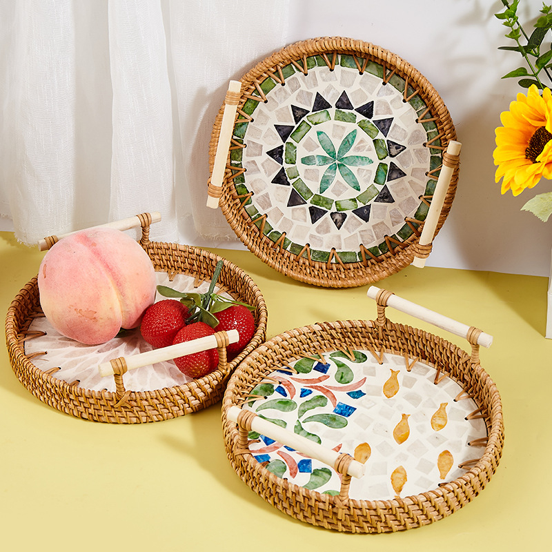 Sietiņveidīga augļu plate, materiāls: cits, vienkāršs stils, viegls luksusa retro stils, vasaras izdevums 2021