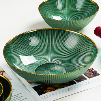 Stikla plāna bļoda, apaļas formas, virsma ar aerosolu pārklāta, mūsdienīgs minimālisma stils, pielāgošana pieejama