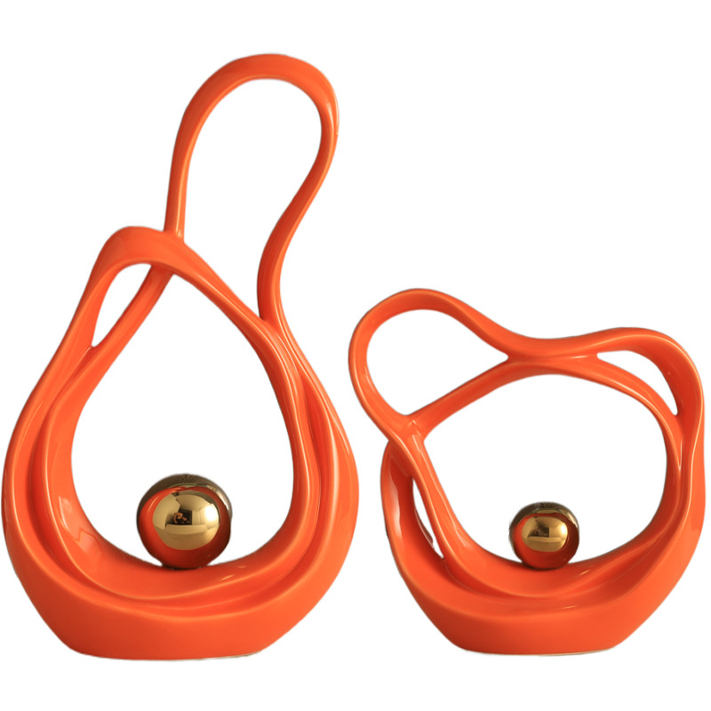 Porcelāna ģeometriska dekorācija dzīvojamajai istabai un koridoram, mūsdienīgs minimālisma stils, zīmols Elegant Four Seasons, piemērots dāvanai