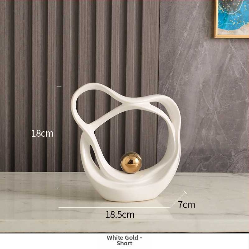 Porcelāna ģeometriska dekorācija dzīvojamajai istabai un koridoram, mūsdienīgs minimālisma stils, zīmols Elegant Four Seasons, piemērots dāvanai