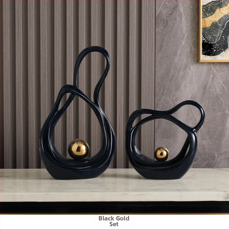 Porcelāna ģeometriska dekorācija dzīvojamajai istabai un koridoram, mūsdienīgs minimālisma stils, zīmols Elegant Four Seasons, piemērots dāvanai