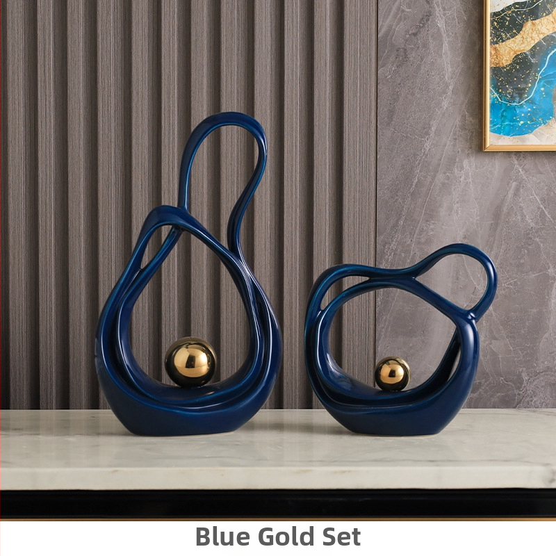 Porcelāna ģeometriska dekorācija dzīvojamajai istabai un koridoram, mūsdienīgs minimālisma stils, zīmols Elegant Four Seasons, piemērots dāvanai