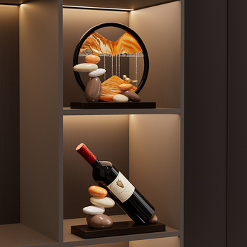 Szerencsét hozó homokművészeti dekor, gyanta, egyszerű és modern stílus, Lion family márka, születésnap ajándék