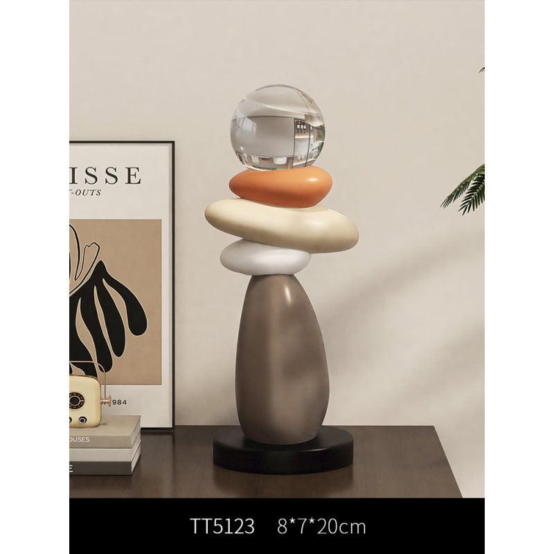 Szerencsét hozó homokművészeti dekor, gyanta, egyszerű és modern stílus, Lion family márka, születésnap ajándék