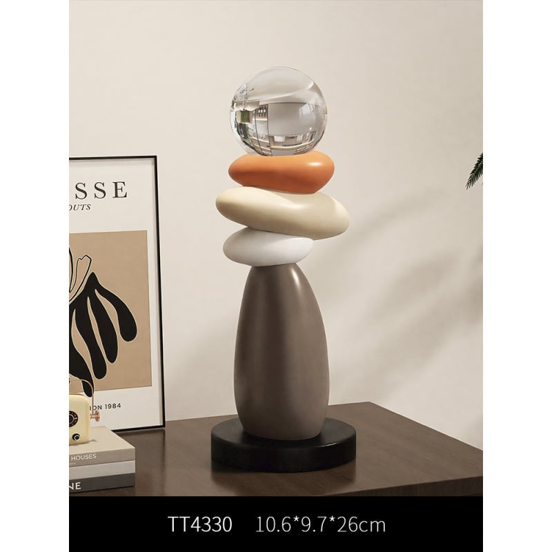 Szerencsét hozó homokművészeti dekor, gyanta, egyszerű és modern stílus, Lion family márka, születésnap ajándék