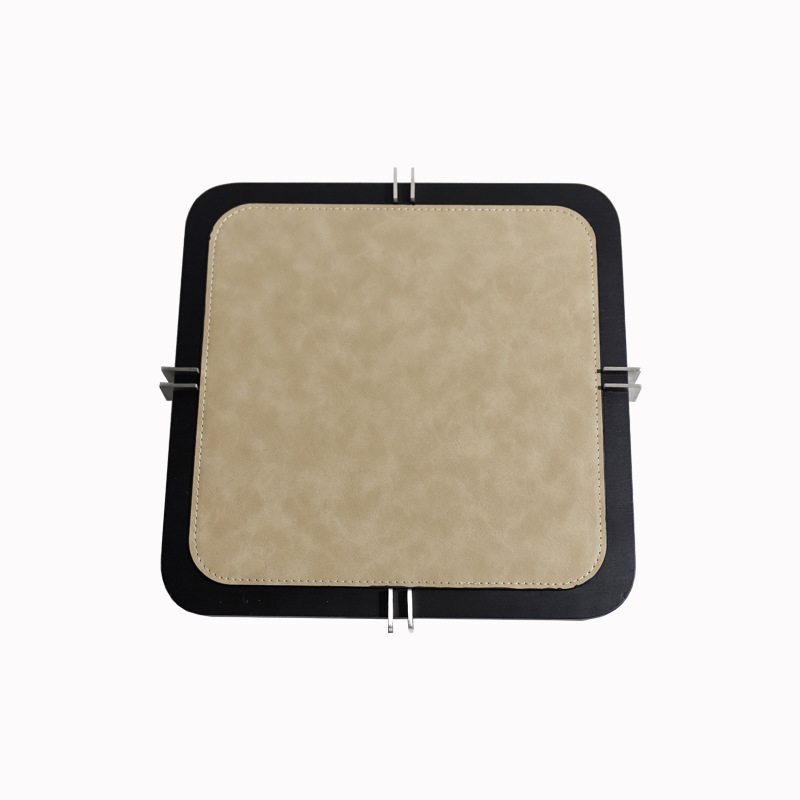 Metāla dekoratīvais trauks mājām — mūsdienīgs minimalistisks stils, ieklāta virsma, kartona iepakojums, privāto zīmolu atbalsts