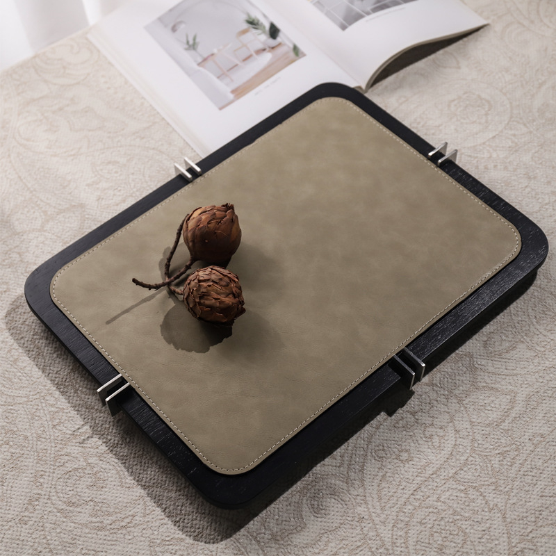 Metāla dekoratīvais trauks mājām — mūsdienīgs minimalistisks stils, ieklāta virsma, kartona iepakojums, privāto zīmolu atbalsts