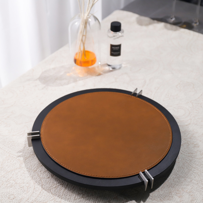 Metāla dekoratīvais trauks mājām — mūsdienīgs minimalistisks stils, ieklāta virsma, kartona iepakojums, privāto zīmolu atbalsts