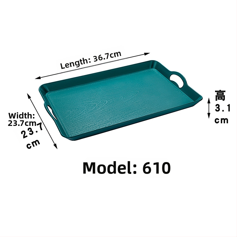 Japāņu stila trauks ar koka rakstu, taisnstūra plastmasas trauks, aizsardzība pret apdegumiem, logotipa drukāšana pieejama