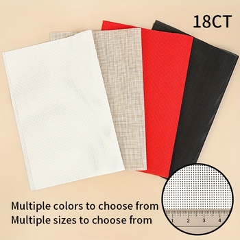 Krustšuvju komplekts uz plastmasas loksnē 18ct, DIY adījums paliktņiem un makiem