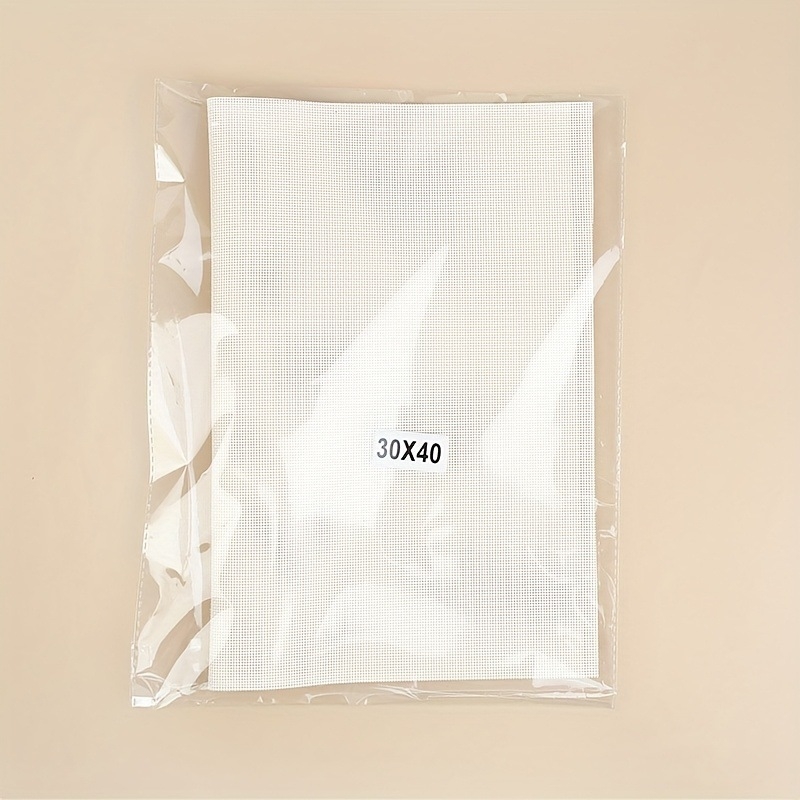 Krustšuvju komplekts uz plastmasas loksnē 18ct, DIY adījums paliktņiem un makiem