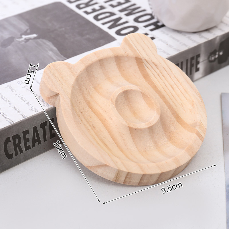 Koka rokassprādžu demonstrēšanas plāksne, moderns minimālisks stils, bez pielāgošanas