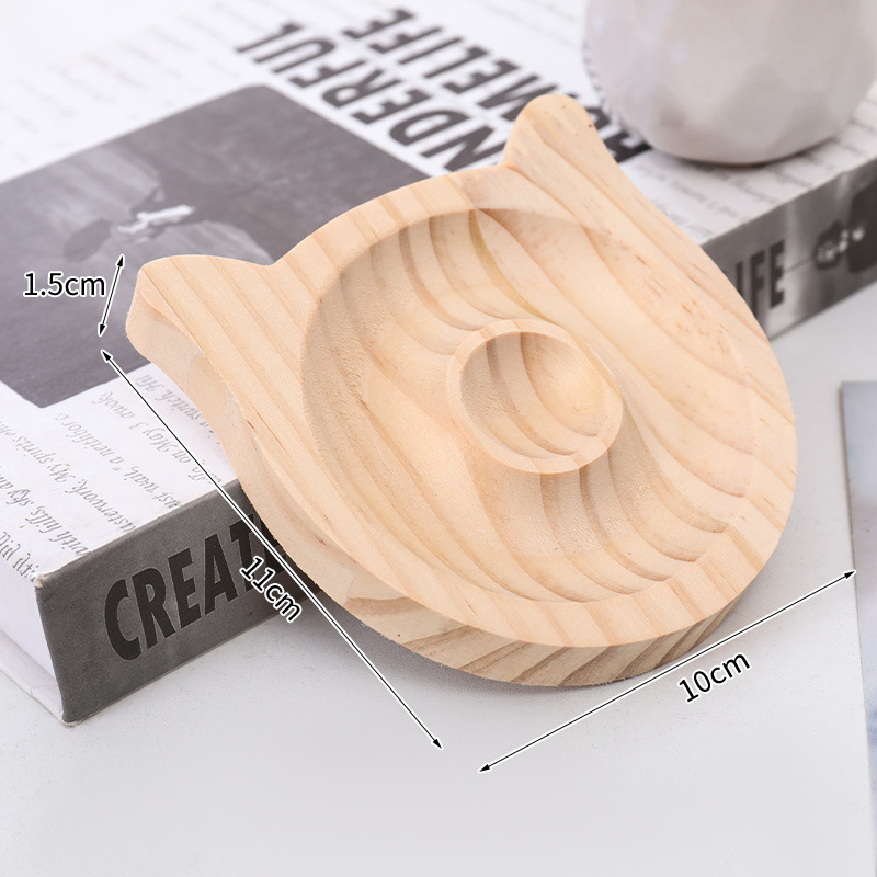 Koka rokassprādžu demonstrēšanas plāksne, moderns minimālisks stils, bez pielāgošanas