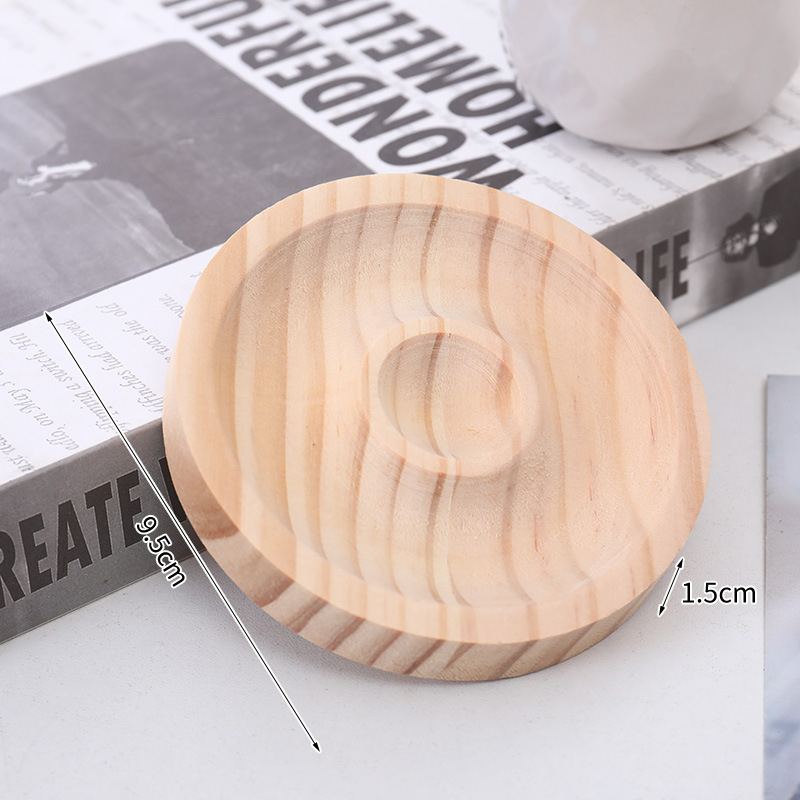 Koka rokassprādžu demonstrēšanas plāksne, moderns minimālisks stils, bez pielāgošanas