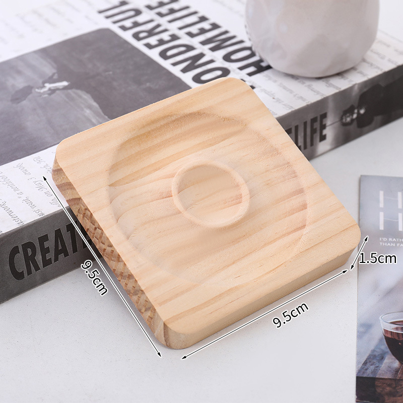 Koka rokassprādžu demonstrēšanas plāksne, moderns minimālisks stils, bez pielāgošanas