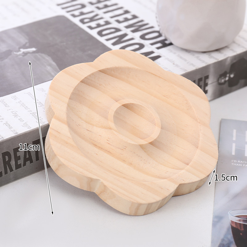 Koka rokassprādžu demonstrēšanas plāksne, moderns minimālisks stils, bez pielāgošanas