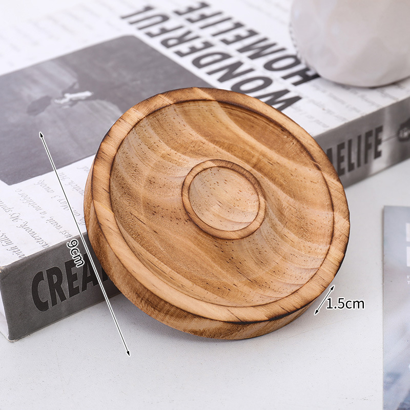 Koka rokassprādžu demonstrēšanas plāksne, moderns minimālisks stils, bez pielāgošanas