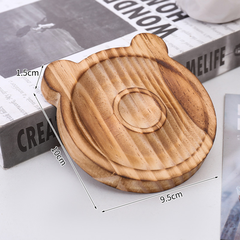 Koka rokassprādžu demonstrēšanas plāksne, moderns minimālisks stils, bez pielāgošanas