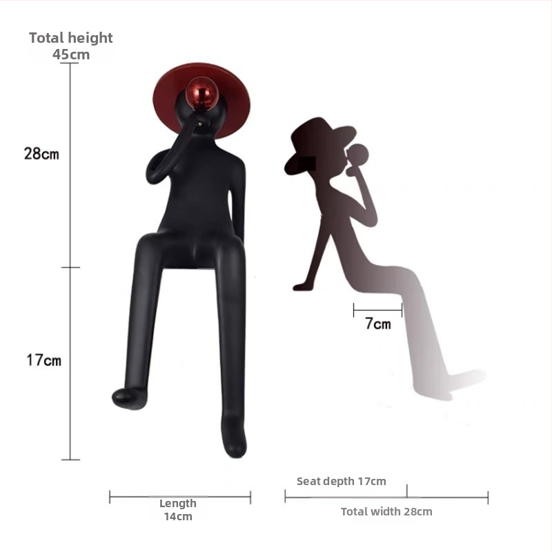 Sēdoša sveķu skulptūra: puišelis tur balonus un pūš burbuļus, vienkāršs un mūsdienīgs stils; Materiāls: sveķi + nerūsējošais tērauds; Amats: Cits; Dāvana: Personas dāvana