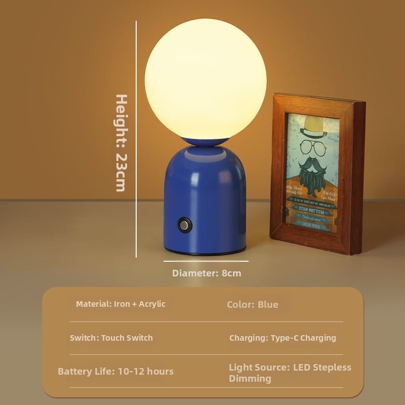 Šiaurės Macaron stalo lempa – atmosferinis apšvietimas barui/kavinei/KTV, metalinis laikiklis, modelis HT-TD1W153, ≤36V, CE sertifikatas