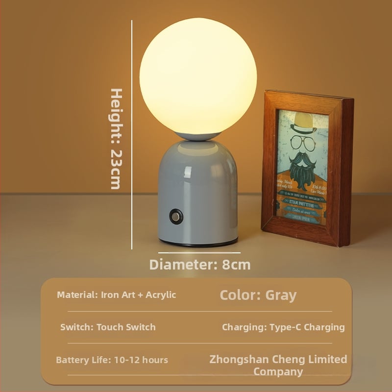 Šiaurės Macaron stalo lempa – atmosferinis apšvietimas barui/kavinei/KTV, metalinis laikiklis, modelis HT-TD1W153, ≤36V, CE sertifikatas