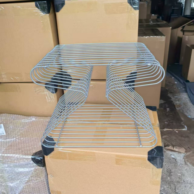 Metāla sānu galdiņš Nordic stilā ar 1 atvilktiņu, no oglekļa tērauda, pārklāts ar izturīgu krāsu, modeļa 14054