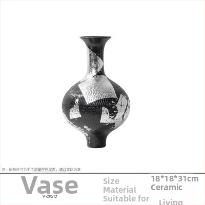 Keramikas vāze ar ķīniešu stilu; materiāls: keramika; kategorija: vāze; stils: ķīniešu.