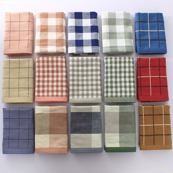 Japāņu kokvilnas gaužas kvadrātveida dvielis ar karu un svītrām, biezs un absorbējošs (dzija: 32s; Materiāls: kokvilna; Audums: Jacquard; Svars: 50 g; Sērija: Japāņu Vienkāršā)