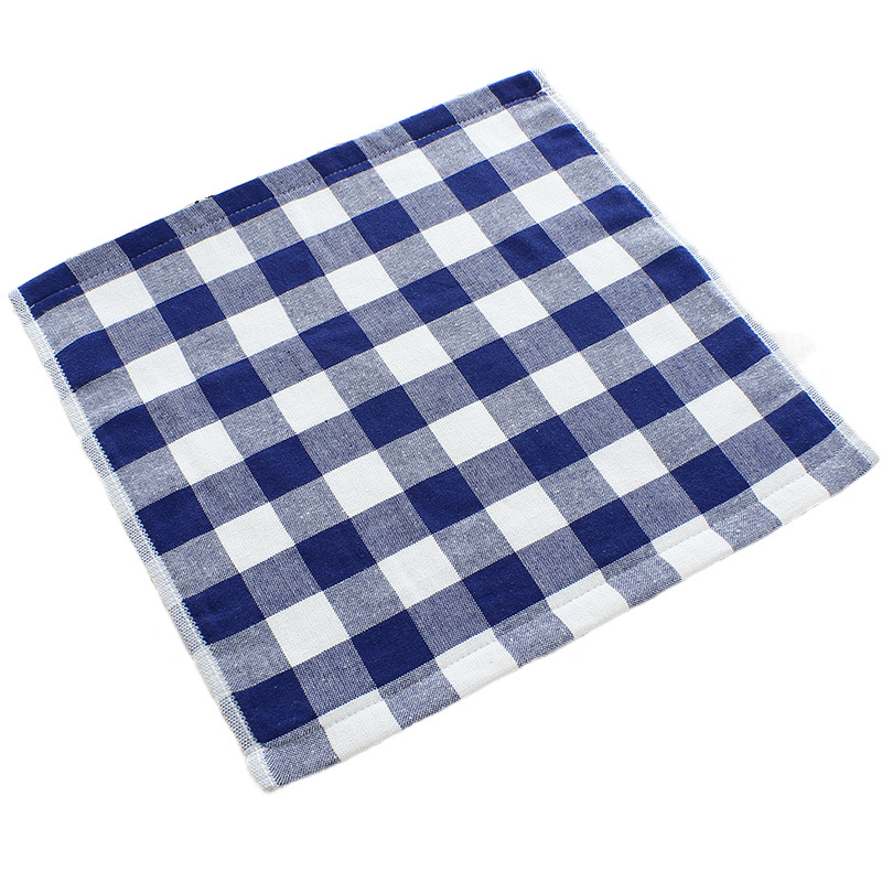 Japāņu kokvilnas gaužas kvadrātveida dvielis ar karu un svītrām, biezs un absorbējošs (dzija: 32s; Materiāls: kokvilna; Audums: Jacquard; Svars: 50 g; Sērija: Japāņu Vienkāršā)