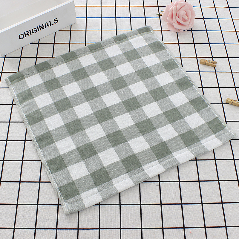 Japāņu kokvilnas gaužas kvadrātveida dvielis ar karu un svītrām, biezs un absorbējošs (dzija: 32s; Materiāls: kokvilna; Audums: Jacquard; Svars: 50 g; Sērija: Japāņu Vienkāršā)