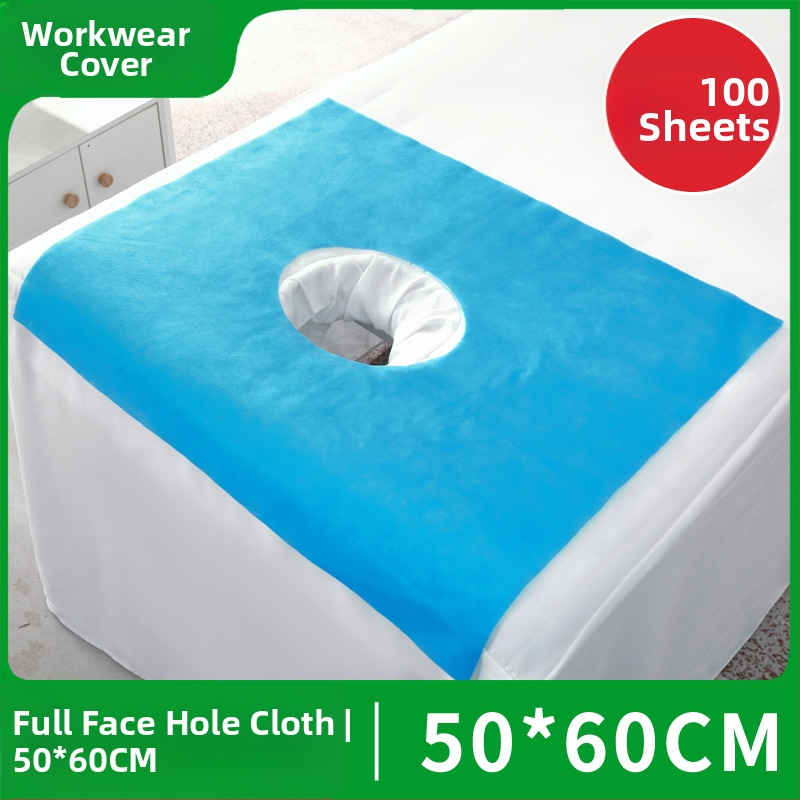 Jednorazová utierka z netkanej textílie na tvár a masážne stoly – hrubšia, jednofarebná, pre kozmetické salóny a masážne centrá