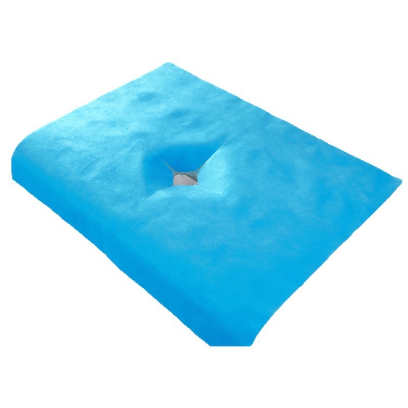 Vienkartinis neaustų audinių veido ir masažinių lovų rankšluostis – stori, vienspalvis, priežiūros reikmėms grožio salonuose ir masažo kabinetuose