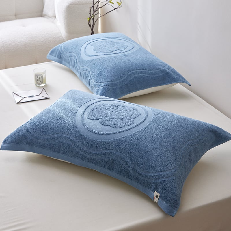 Set navlaka za jastuk za muškarce, 100% pamuk terry, protuklizno