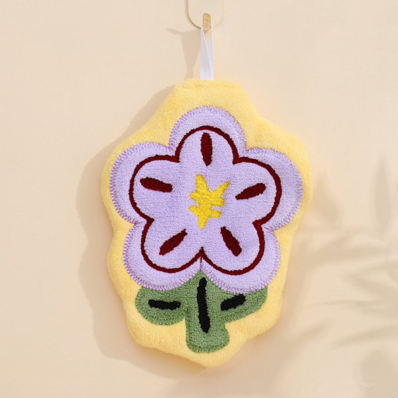 Virtuves rokas dvielis no korālā flisa, karājamies, absorbējošs, izšūts 150D (Galvenie komponenti 85, Pieskaitāmie 15)