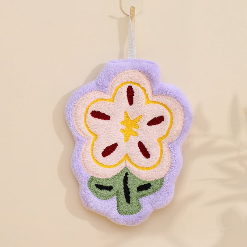 Virtuves rokas dvielis no korālā flisa, karājamies, absorbējošs, izšūts 150D (Galvenie komponenti 85, Pieskaitāmie 15)