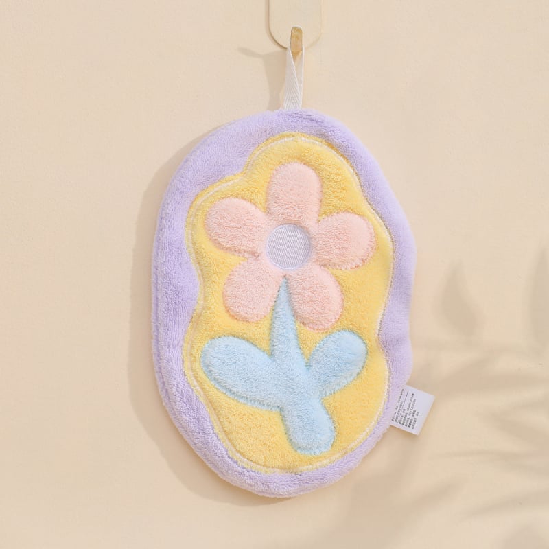 Virtuves rokas dvielis no korālā flisa, karājamies, absorbējošs, izšūts 150D (Galvenie komponenti 85, Pieskaitāmie 15)