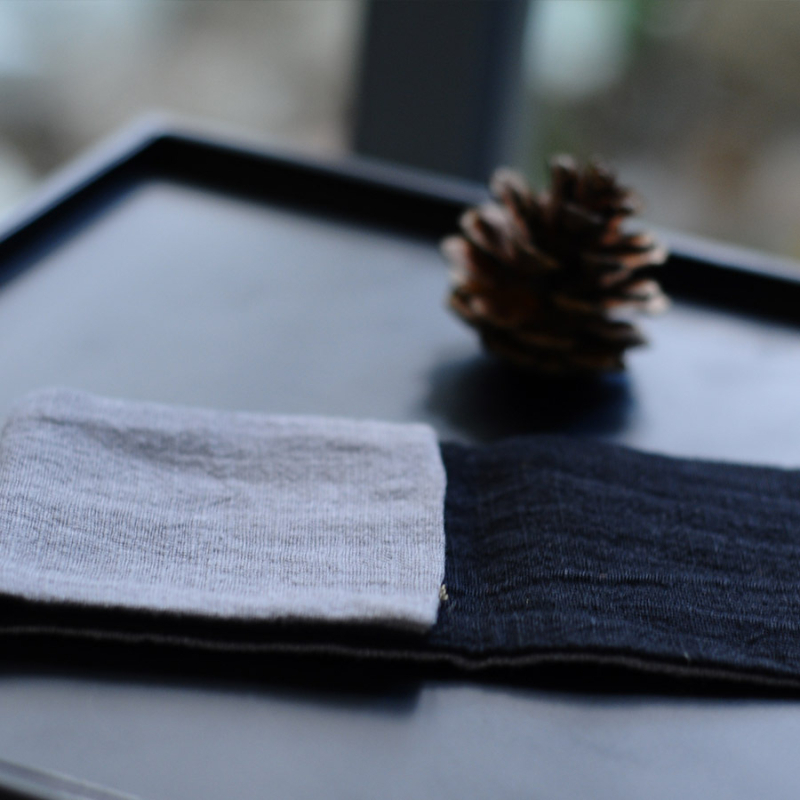 Arbatinė servetėlė, siuvinėta medvilnė, dviejų sluoksnių sugeriamas, 25 g, siuvinėjimas, džakardas, paprastas audinys, kilpos kraštas