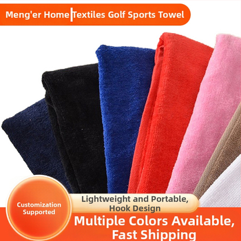 Dolan kokvilnas golfa dvielis ar izšūtu un izdrukātu logotipu, 110 g