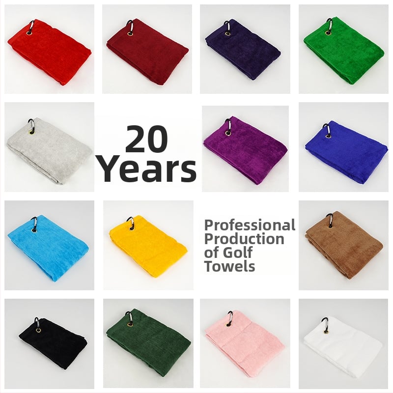 Dolan kokvilnas golfa dvielis ar izšūtu un izdrukātu logotipu, 110 g