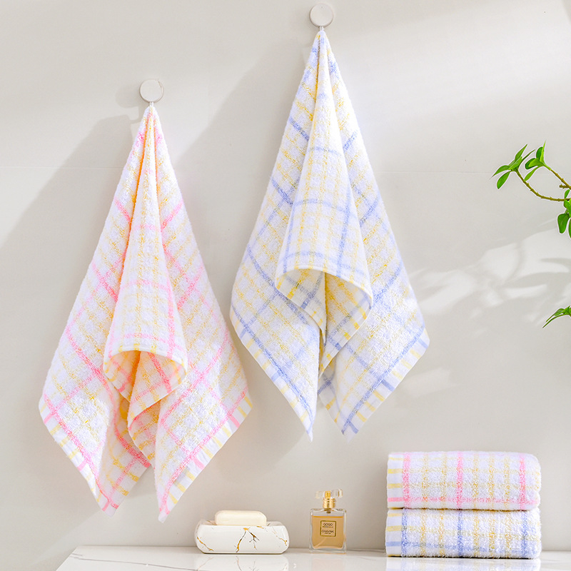 Prosop de față din bumbac pur, moale, foarte absorbant, fără scame, pentru uz casnic — țesătură plată, 80–100 g, marca Jane mu qingyue