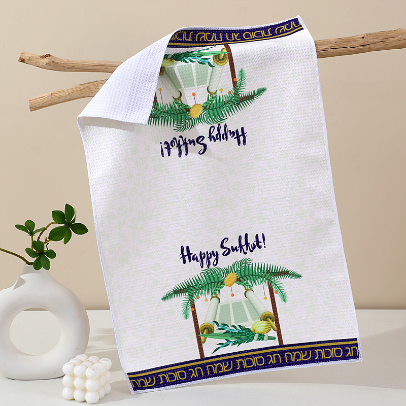 Virtuvinis rankšluostis su ananasų raštu, mikropluoštas, 96 g, greitas džiūvimas, skaitmeninis spausdinimas